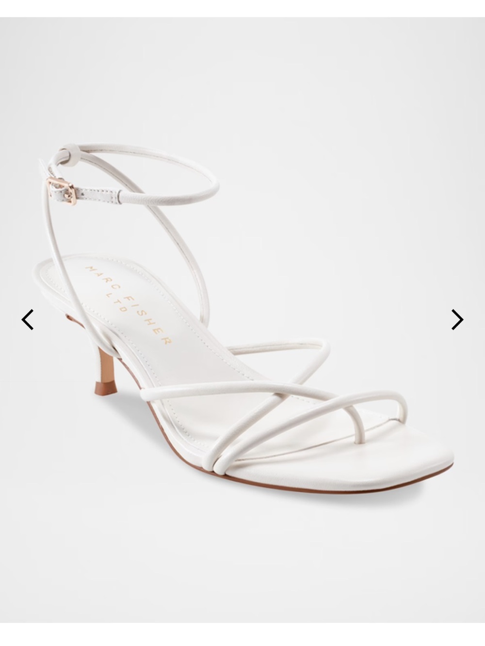 Marc Fisher LTD Ballen Tubular kitten heel sandal